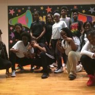 Middle school students after their community performance at 13th Avenue School in Newark, NJ