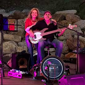 Outdoor interactive ROCK CONCERT with THE AL’s (Alice Leon and Al Greene the BOOM BOOM Machine)