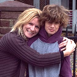 Anthony and his mother