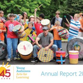 Cover im age of Young Audiences Annual Report 2017